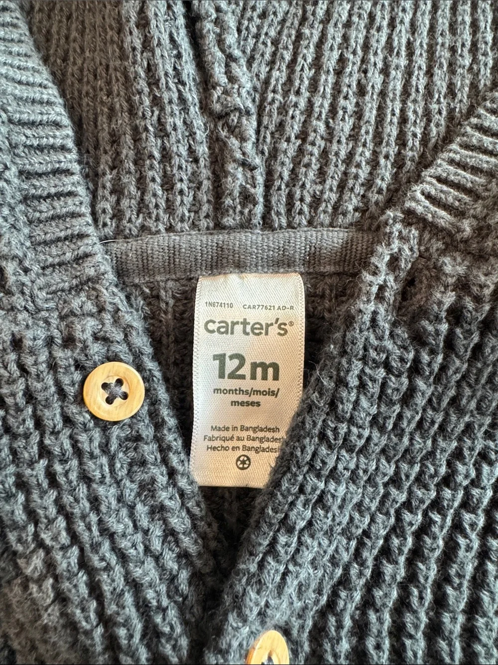 Carters cozy knit